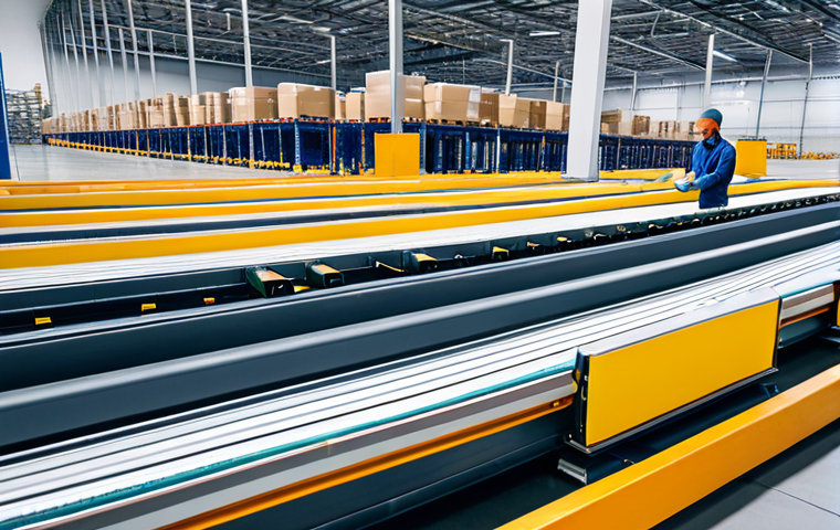 물류 창고 관리의 효율성을 높이는 방법 - **

"A brightly lit, modern warehouse interior, showcasing automated conveyor belts efficiently movi...