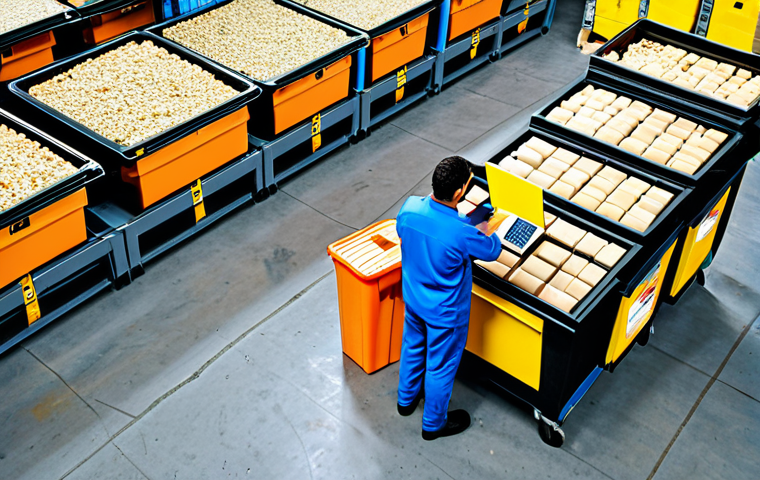 물류 창고 관리의 효율성을 높이는 방법 - **

"A brightly lit, modern warehouse interior, showcasing automated conveyor belts efficiently movi...